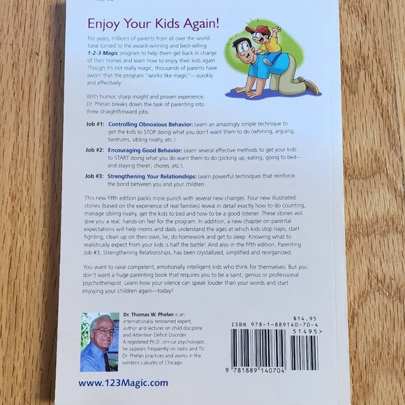 1-2-3 Magic Effective Discipline For Children 2-12 By Thomas W. Phelan, Ph.D. - Picture 8 of 8